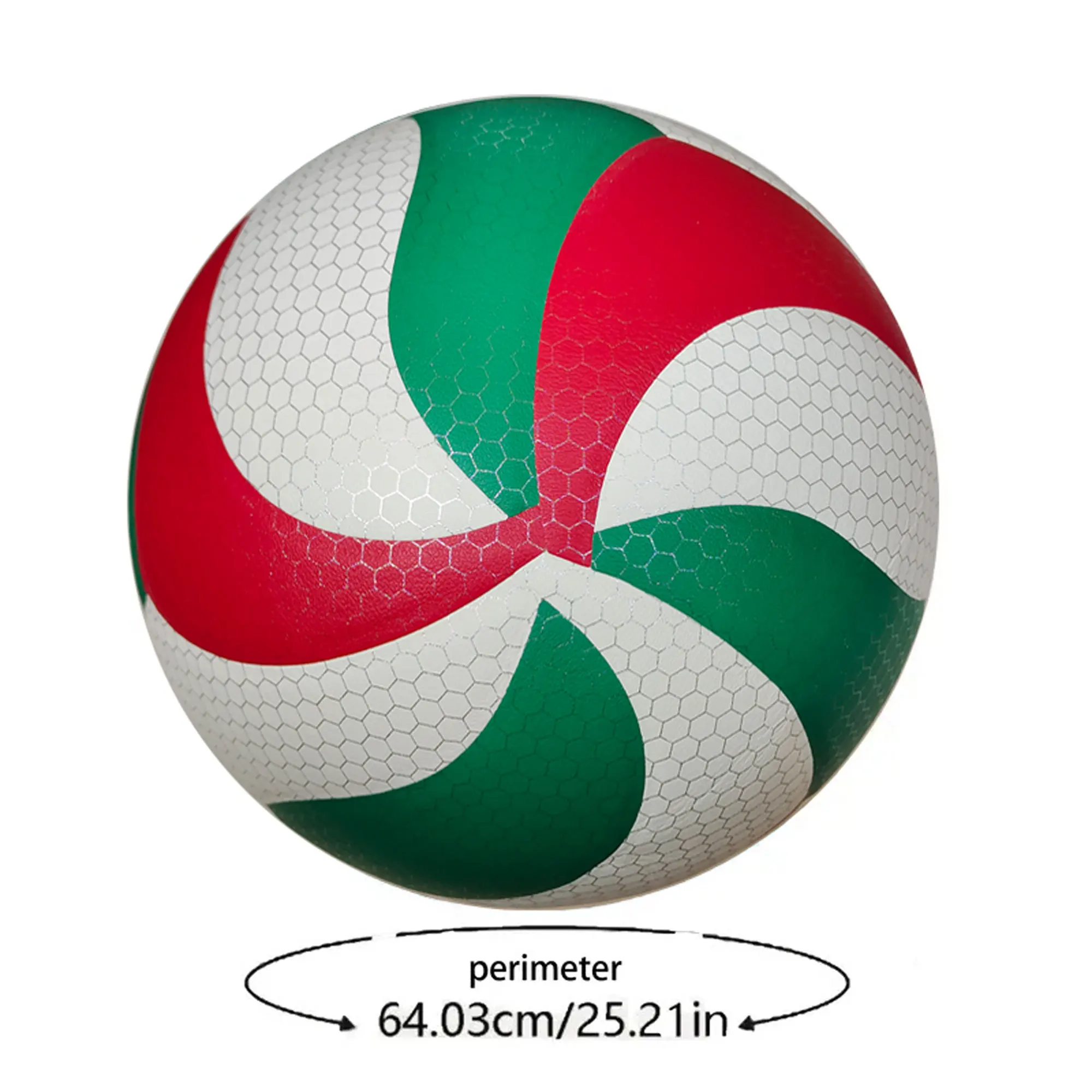 Impressão Bola de Voleibol com Agulha Opcional e Saco, Esportes ao ar livre, Treinamento, Presente de Natal, Model5500, 6000, Tamanho 5, Opcional