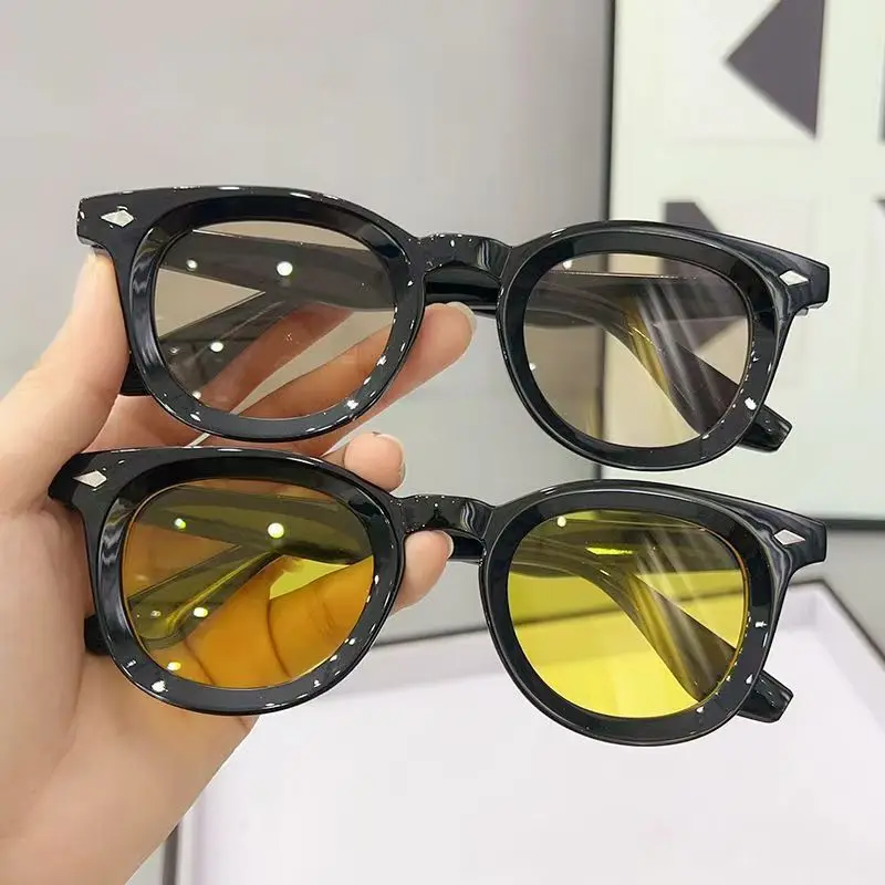 

Korean Travel Retro Sunglasses UV400 Protection Sun-Protective Outdoor Sunglasses Eyewear Black Shades Glasses for Women Man