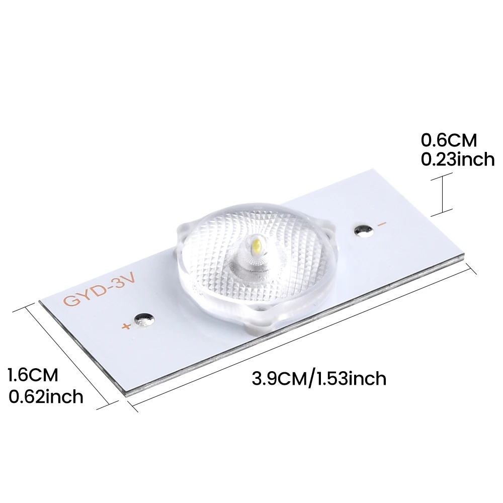 3v 6v smdランプビーズ,光レンズ付き,32〜65インチ,LED TV修理用,2mケーブル付き,LEDバックライトストリップ