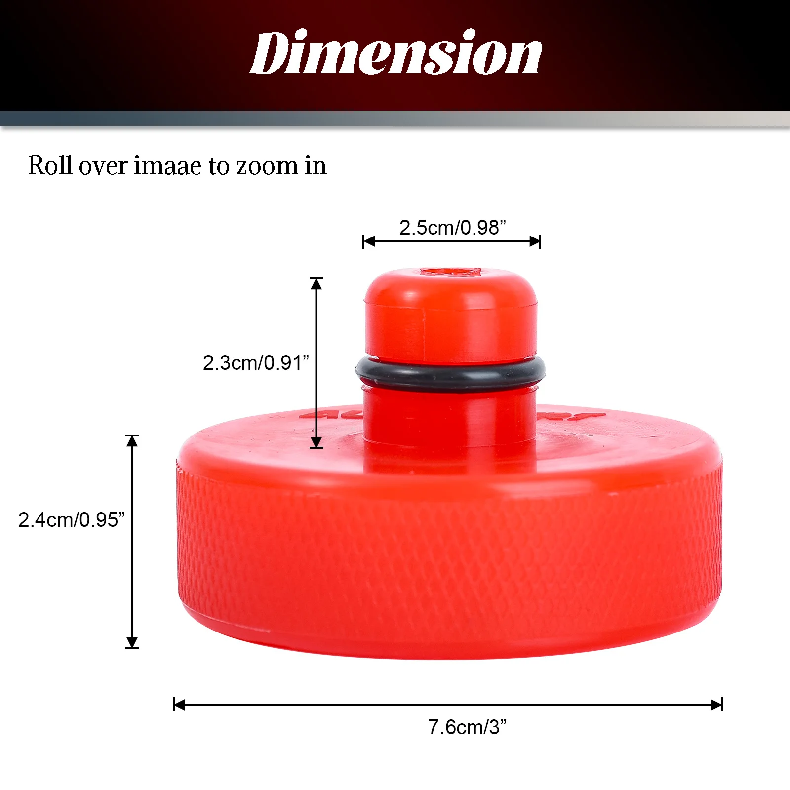 Red Reinforced Jack Pad For Tesla Model 3 Y S X 2017-2024 Polyurethane Rubber Lifting Jacking Adapter Stand Chassis Pinch Weld