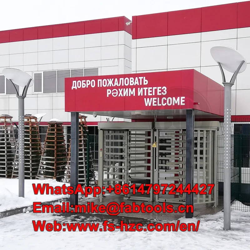 

Outdoor Stadiums Biometric Recognition Weatherproof Ticket Valid Full-Height Turnstile