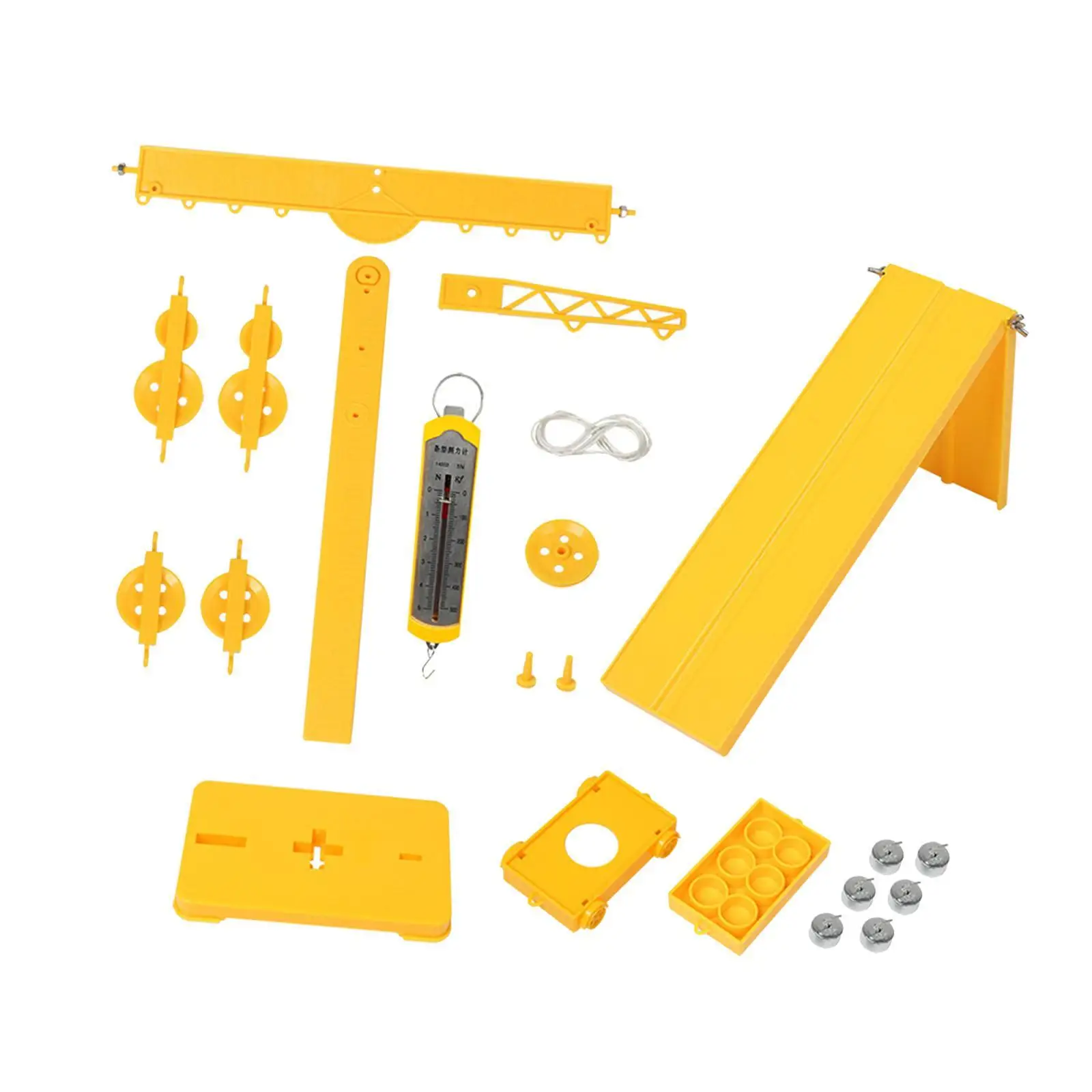 Physics Experiment Lever Balance Scale Support Pulley Block Set Demonstrator Educational Toy for Children School Science