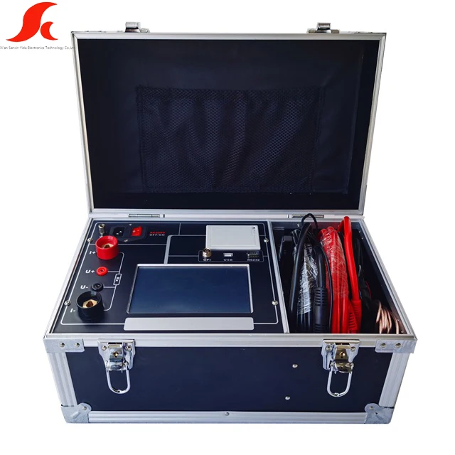 Portable Circuit Breaker Ohmmeter Microohm Meter Loop Contact Resistance Tester LCD Display 220V Work 100A for IP55 1-Year