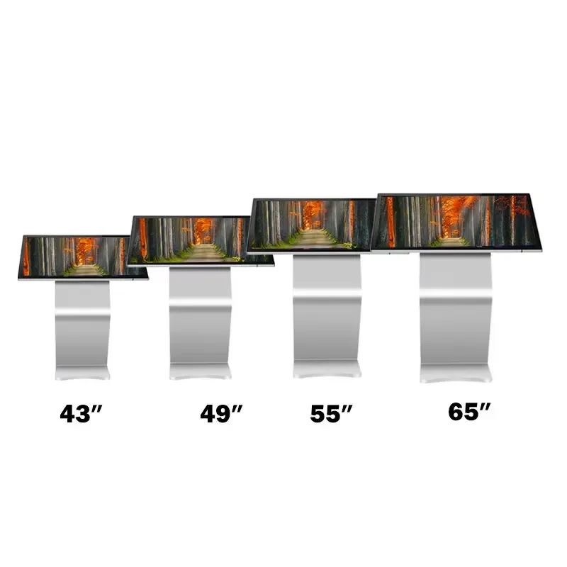43 55 65 Inch Touch Screen Digital Signage Kiosk Multimedia Advertising Display Self Service Query Machine For Public Spaces