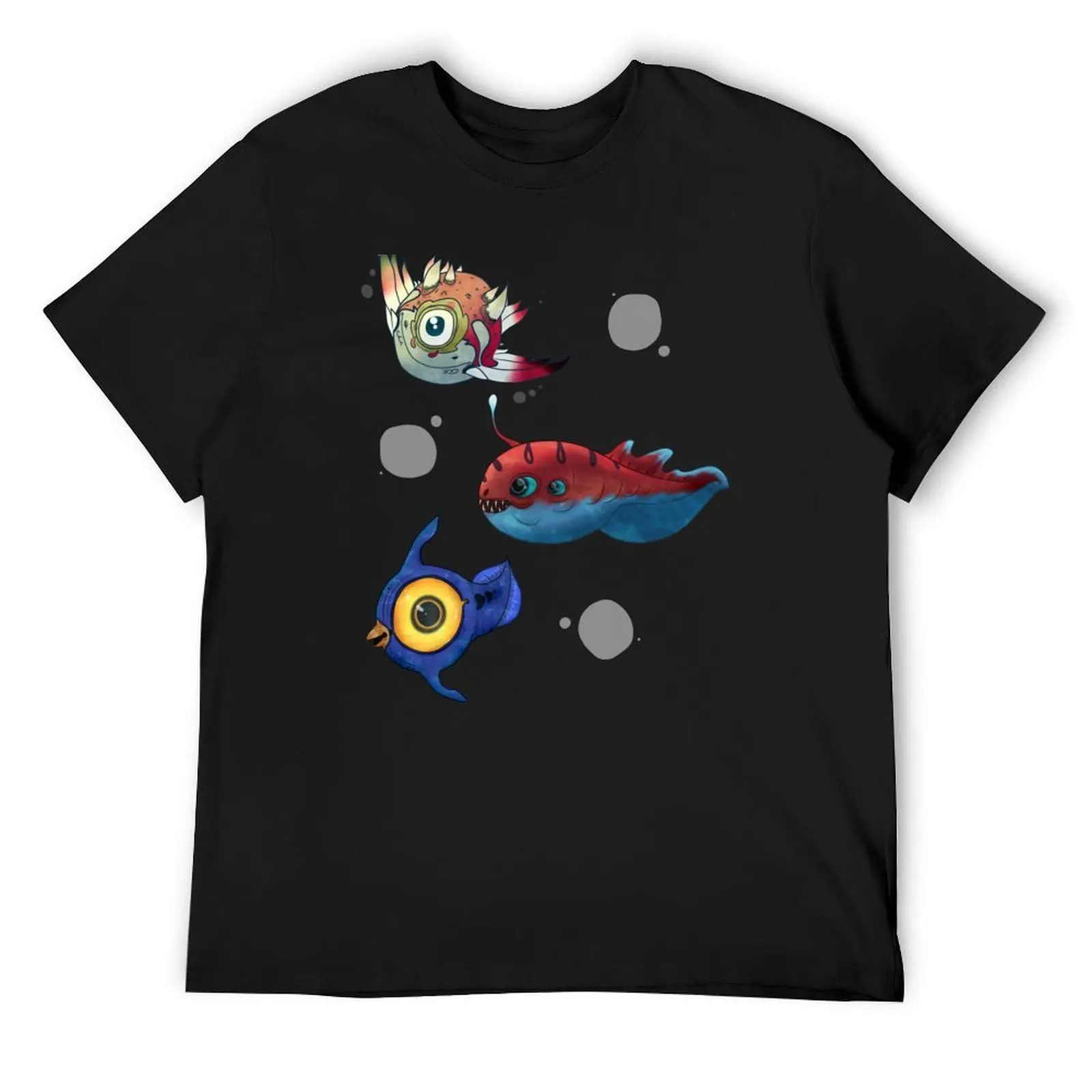 

Subnautica Fauna T-Shirt croswit shirt man kawaii clothes quick drying T-shirts for men cotton
