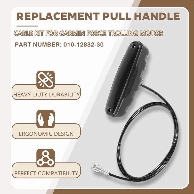 eparymt-replacement-outboard-pull-handle-cable-kit-for-garmin-force-trolling-motor-part-number-010-12832-30