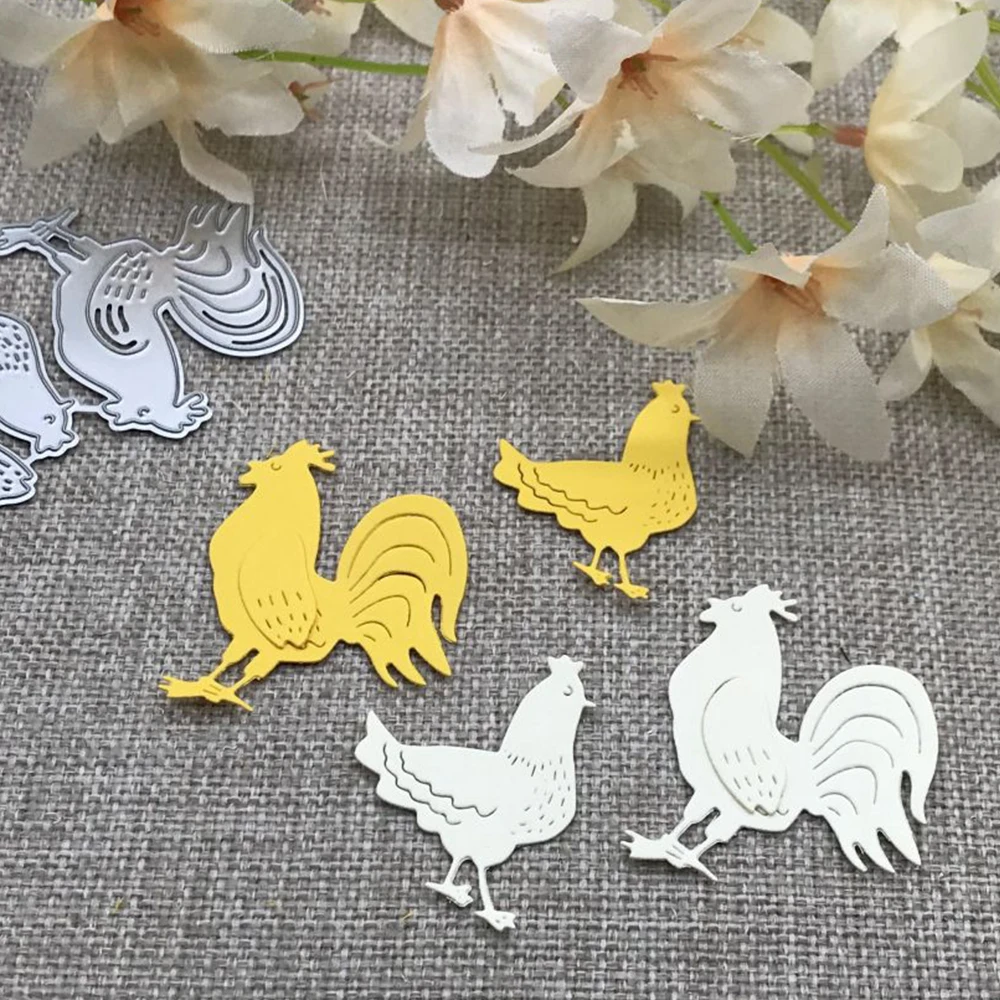 chicken decoration Metal Cutting Dies Stencils Die Cut for DIY Scrapbooking Album Paper Card Embossing