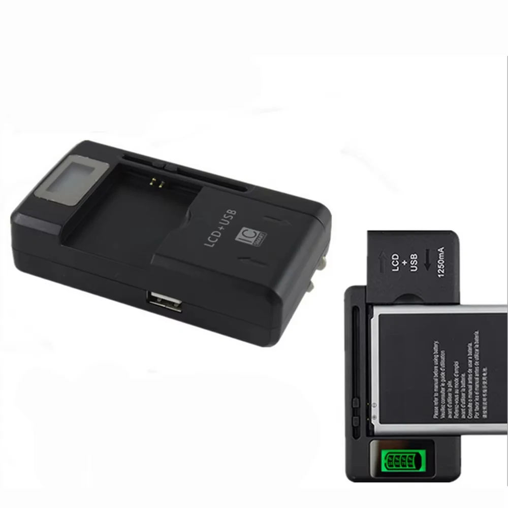 Newest Design Universal Charger with LCD Adjustable for Canon Nikon Sony Camera HTC Samsung Mobile phone Battery