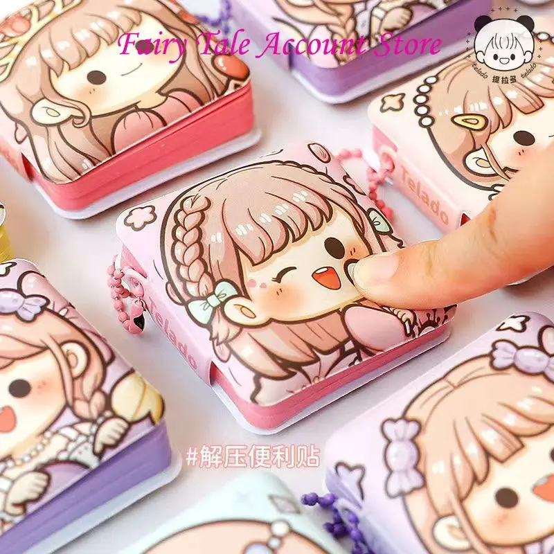 Telado New Product Decompression  Sticker Cute Mini Bean Book High Beauty Writing Note Paper Portable Notepad