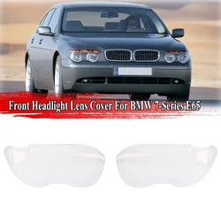 Left/Right Headlight Cover For BMW E65 E66 E67 7-Series 730 735 760 01-2005 Car Headlight Lens Head Light Lamp Shade Shell Cover