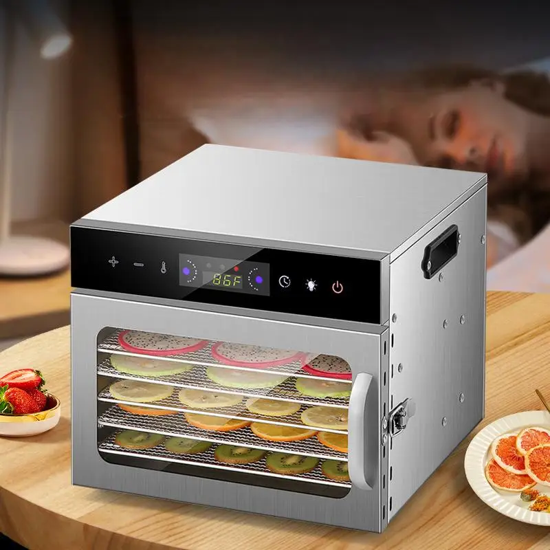 

Многофункциональная сушилка для продуктов с интеллектуальным сенсорным экраном: для фруктов, овощей, кормов для животных, мяса. Новая индивидуальная модель для бизнеса.