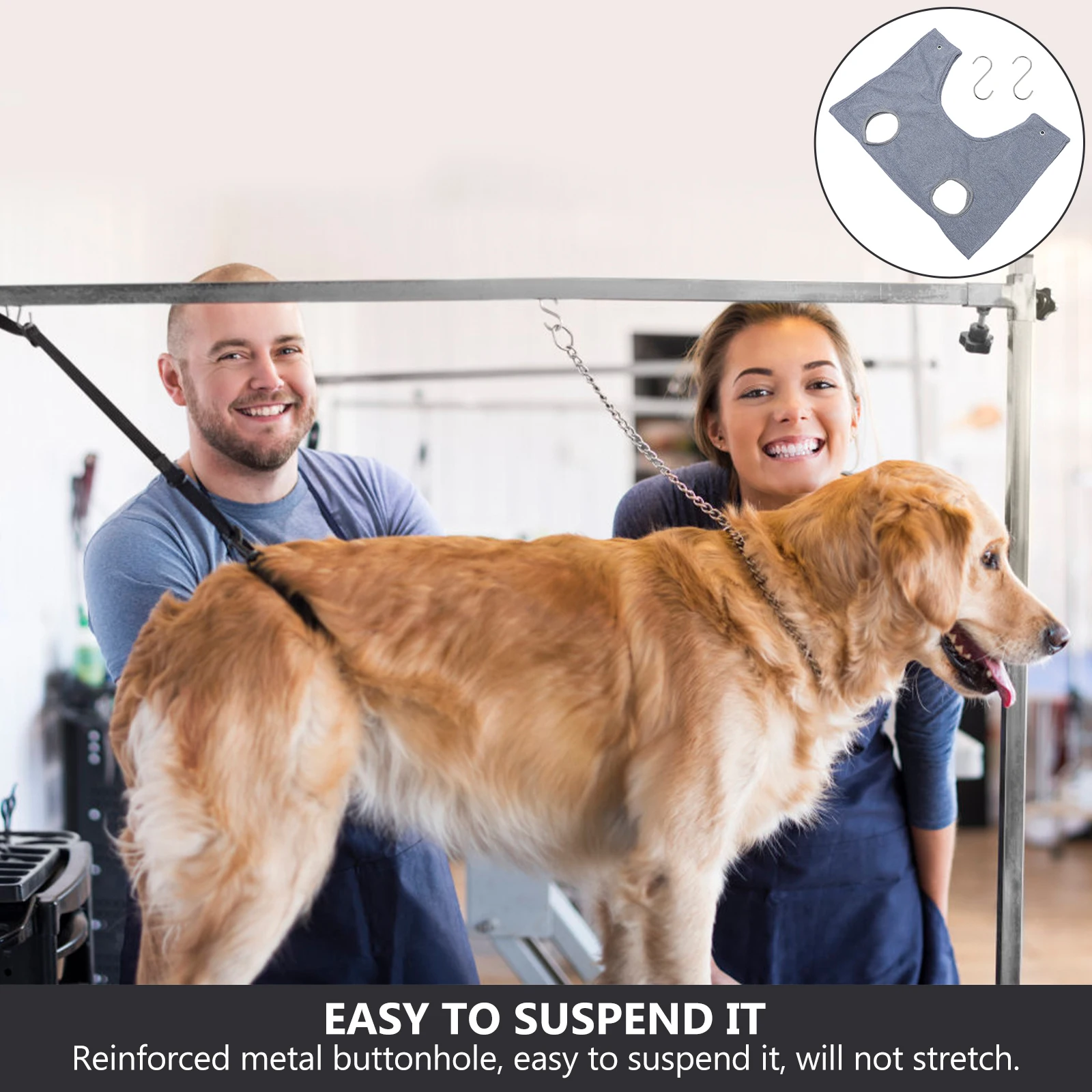 

For Large Dogs Cats Durable Grooming Nail Clip Assistant Hook Included Grooming Table Stabilizer Pet