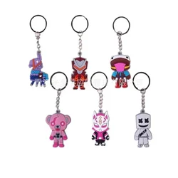 Fortnite PVC Keychain Accessories Bag Jewelry Anime Children's Toy Keychain Christmas Decorative Pendant