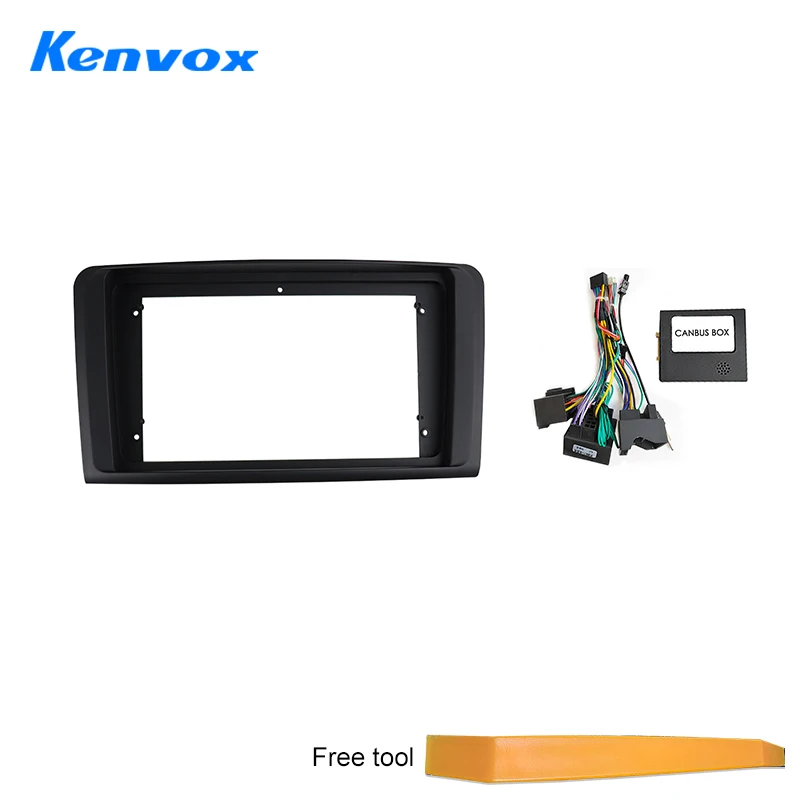 

Car Radio For Mercedes Benz ML CLASS W164 ML350-ML500 2005-2012 Android 2 Din Stereo Mounting Bezel Faceplate Frame Kit