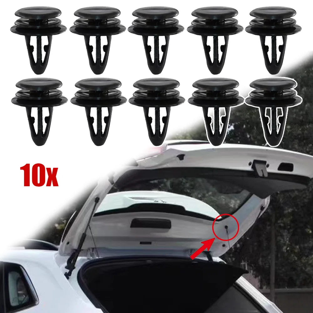 10PCS 10116060 Car Rear Boot Load Cover Parcel Shelf String Cord Clip Retainer Fastener For MG ZS MG3 2017 2018 2019 2020 2021