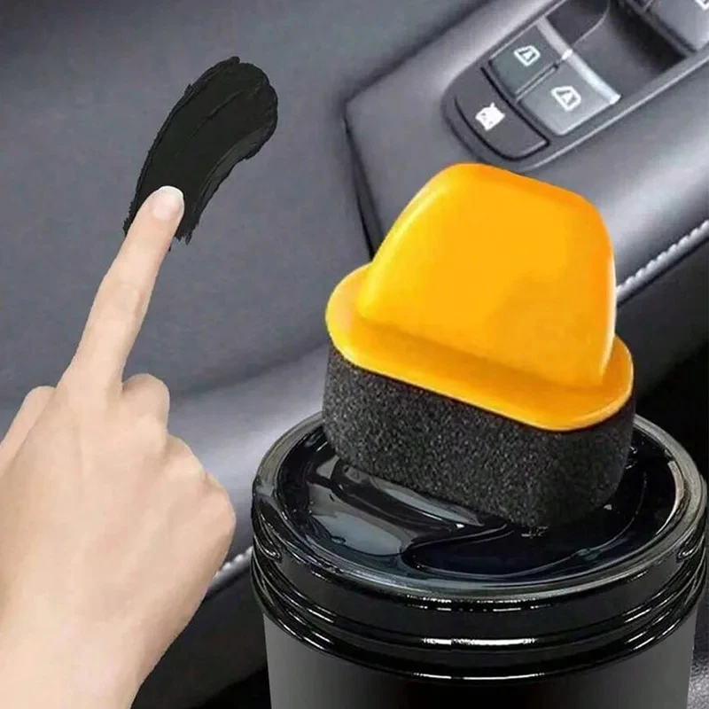 

Automobile leather and plastic repair paste, with sponge applicator, color-resistant leather repair cream