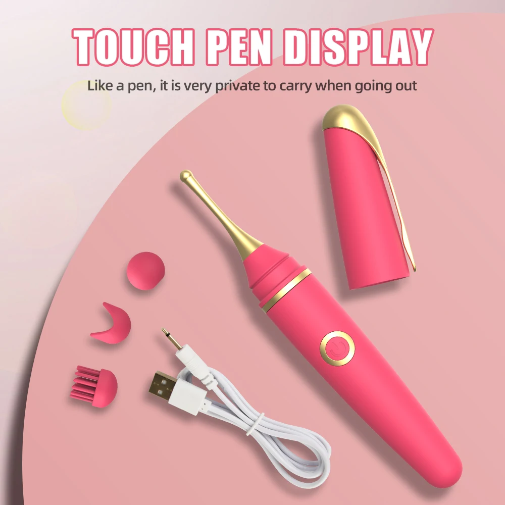 10 Frequency Pen Tidal Vibrator Female G Spot Clitoral Stimulator Powerful Vibrating Clit Stick Massager Adult Sex Toy For Women