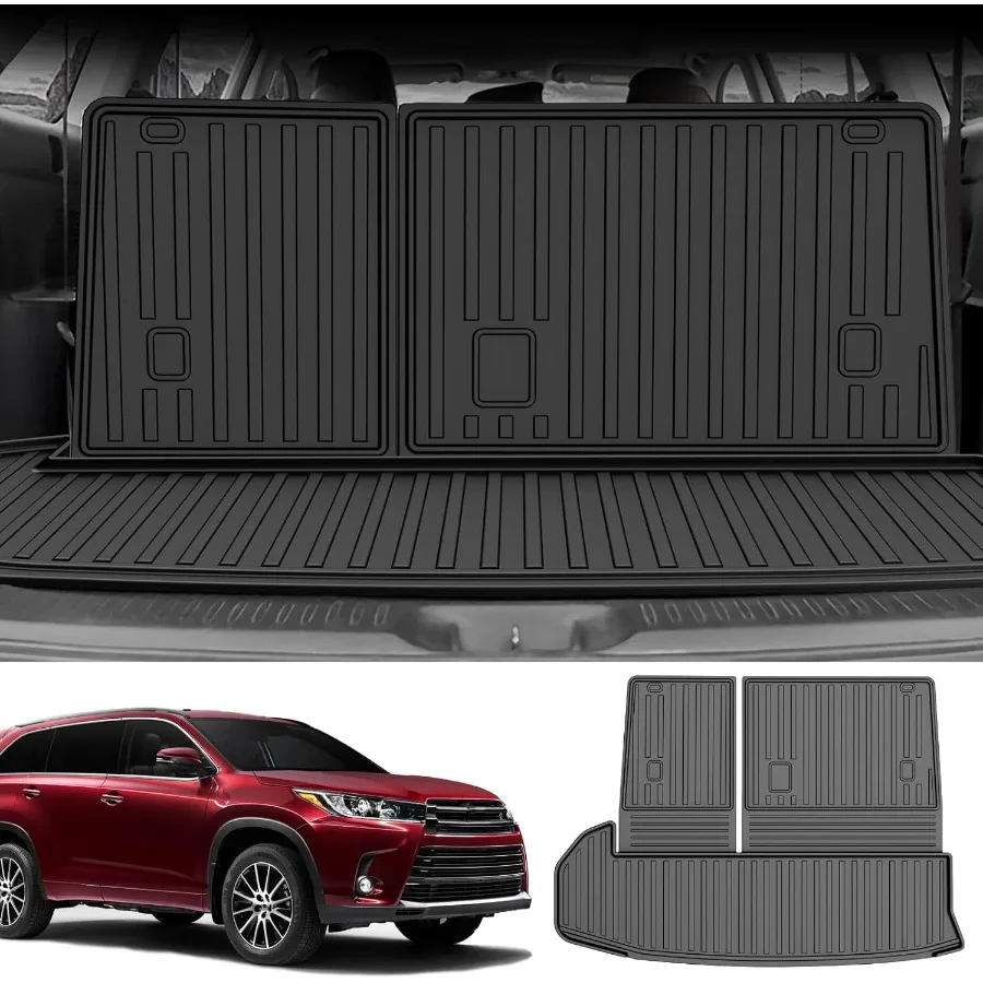 

Cargo Mat Compatible with 20142019 Highlander Cargo Liner with Backrest Mat for 7 Seat Highlander Accessories 20142019 Highla