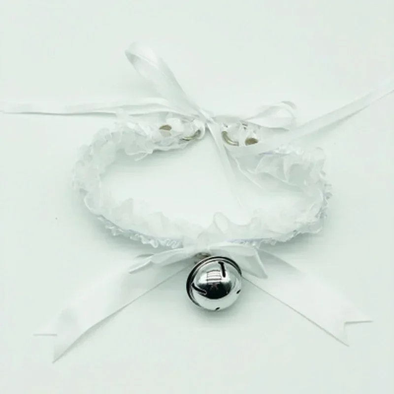 2026 Spitzen-Ästhetik Schleifenknoten Glocken-Choker-Halskette Niedlicher Gothic-Kragen für Damen Einfacher Sexy Lieblicher Anhänger Modeschmuck – Detail 7