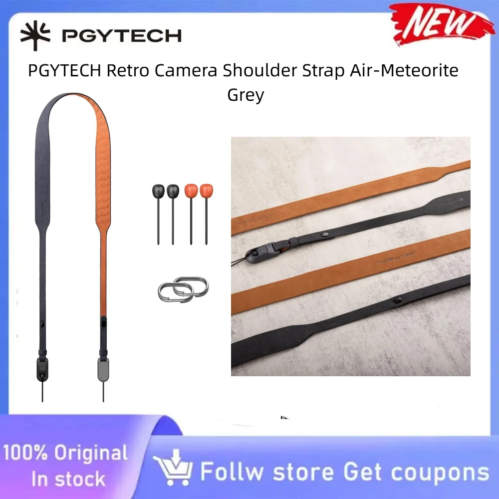 Sony Camera Zv-E10 - PGYTECH Meteorite Grey Camera Shoulder Strap