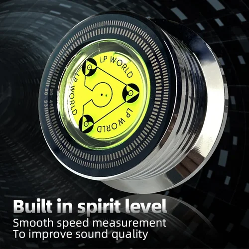 Imagen 2 del producto TODN-estabilizador de disco LP de 50Hz, disco de vinilo, tocadiscos, abrazadera de peso para accesorios de reproductor de discos, abrazadera de peso de aleación de aluminio