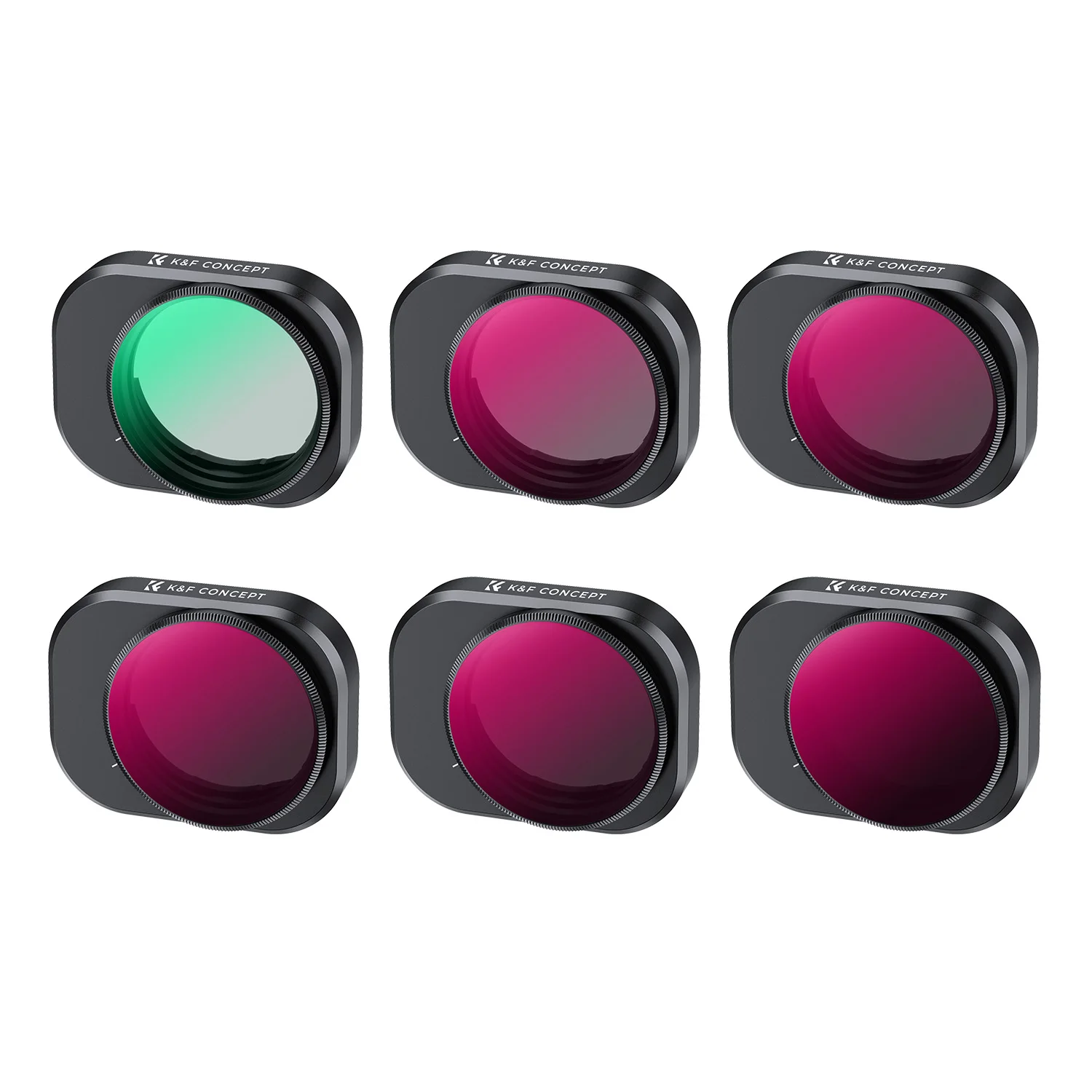 K&F Concept 6Pcs Drone Lens Filter Set For DJI Mini 4 Pro CPL+ND4&PL+ND8&PL+ND16&PL+ND32&PL+ND64&PL 28 Multi Layer Coatings