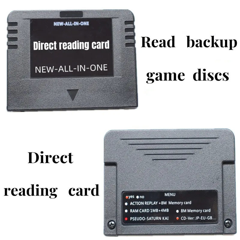 New Original ALL IN One For SEGA SATURN SD Card Pseudo KAI Games Video Used with Direct Reading 4M Accelerator Function 8MB Memo