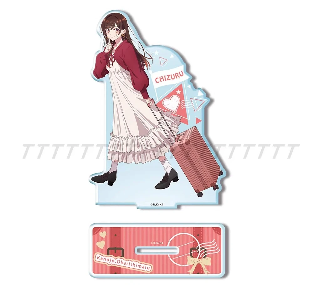 Anime Chizuru Mizuhara jeu Mami Nanami Ruka Sarashina Sumi Sakurasawa acrylique support Figure poupée porte-clés Cosplay jouet pour cadeau