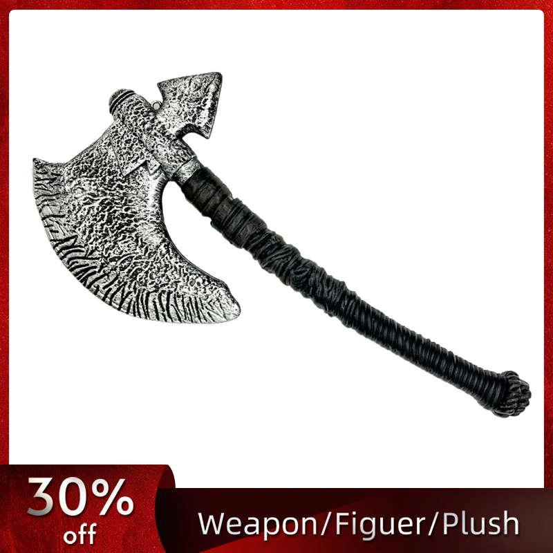 

46m/18.11in Pirate Axe Plastics Anime Peripherals Model Props Cosplay Halloween Party Supplies Collectible Desktop Display Toys
