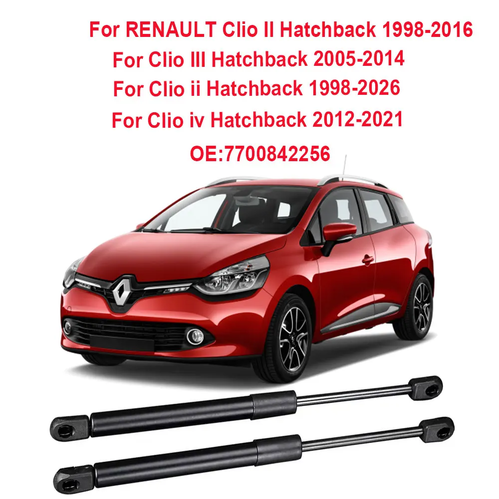 Rear Tailgate Boot Trunk Gas Spring Struts For RENAULT Clio II 1998-2016 Clio III 2005-2014 Clio ii 1998-2026 Clio iv 2012-2021