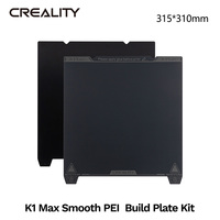 CREALITY Original K1 Max 3D Printer Smooth PEI  Build Plate Kit 315*310mm Excellent Adhesion High Strength and Wear Resistance