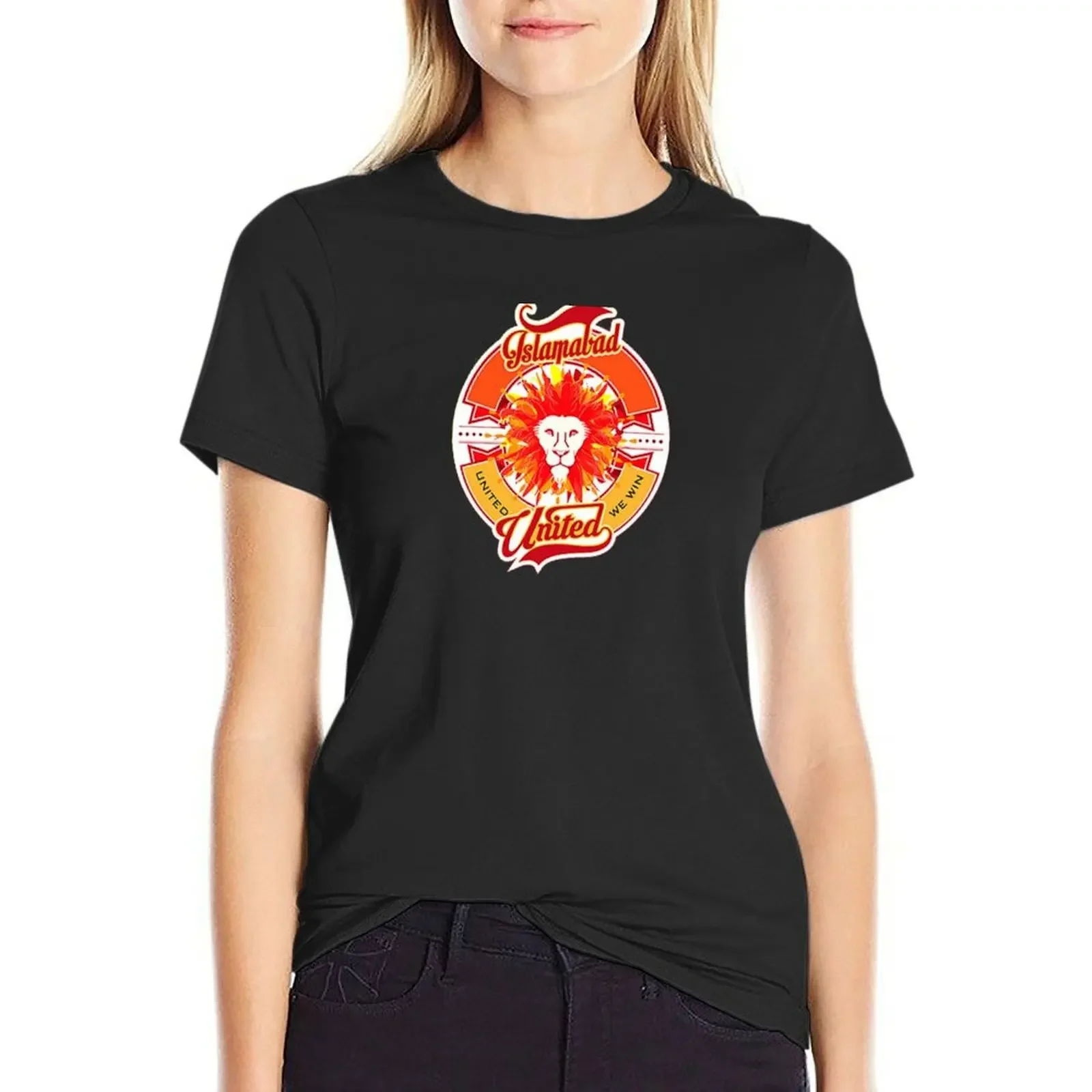 

Islamabad United Cricket team logo T-Shirt customs design your own anime clothes sublime designer clothes Women luxury