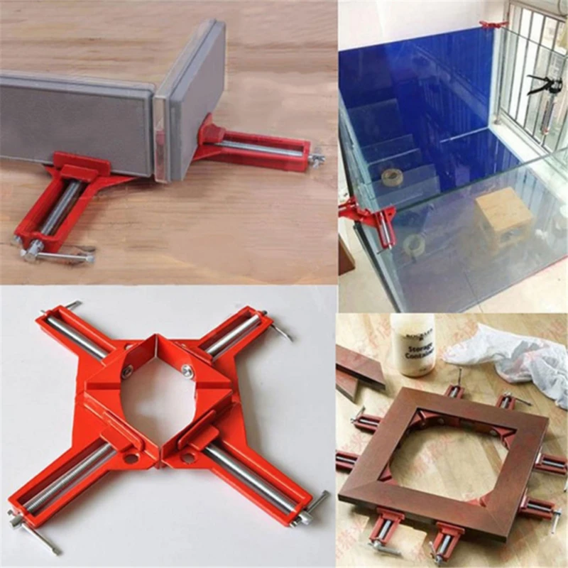 New Multifunction 90 degree Right Angle Clip Picture Frame Corner Clamp 95MM Mitre Clamps Corner Holder Woodworking tool