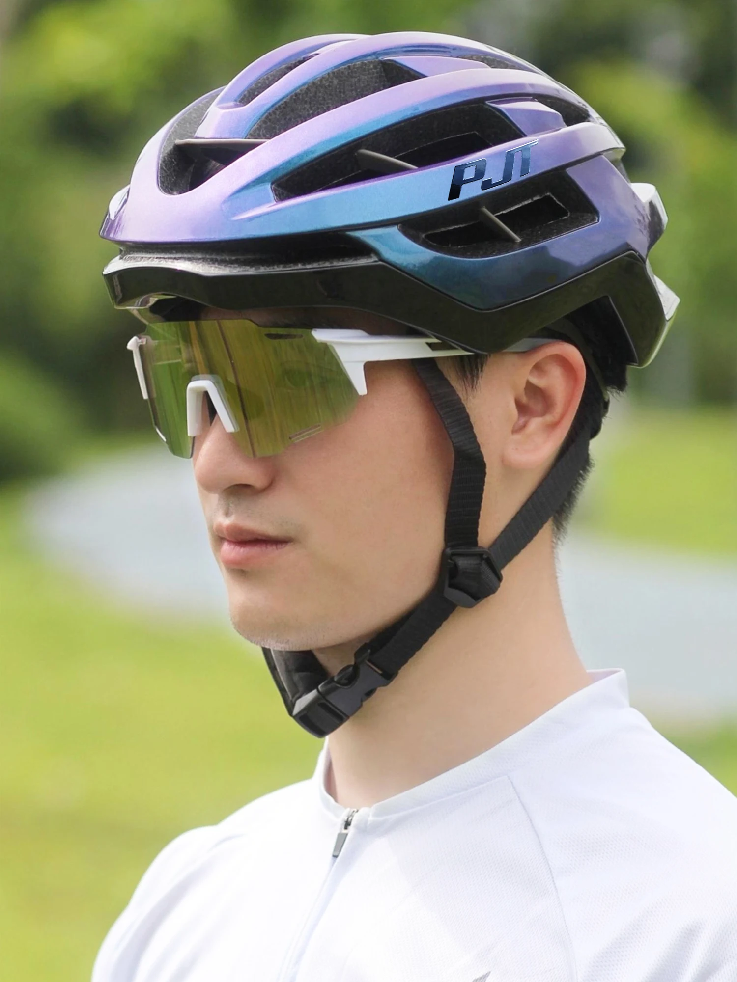 AliExpress PJT New PC Full Edge Wrapping Ultra Light 3D Stiffener Design MTB Road Bicycle Helmet Adult Cycling Safety Hat Cycling Helmet