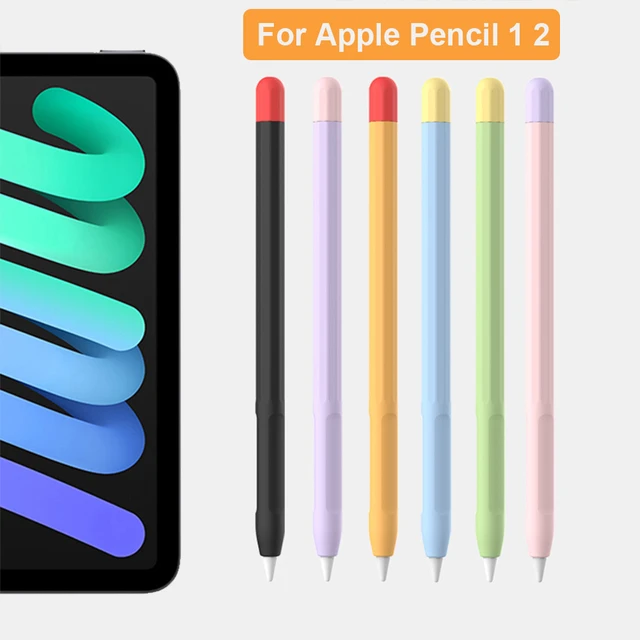 Etui na rysik Apple Pencil 2 1 Gen Miękkie silikonowe etui ochronne na iPada Pencil 1. i 2. generacji