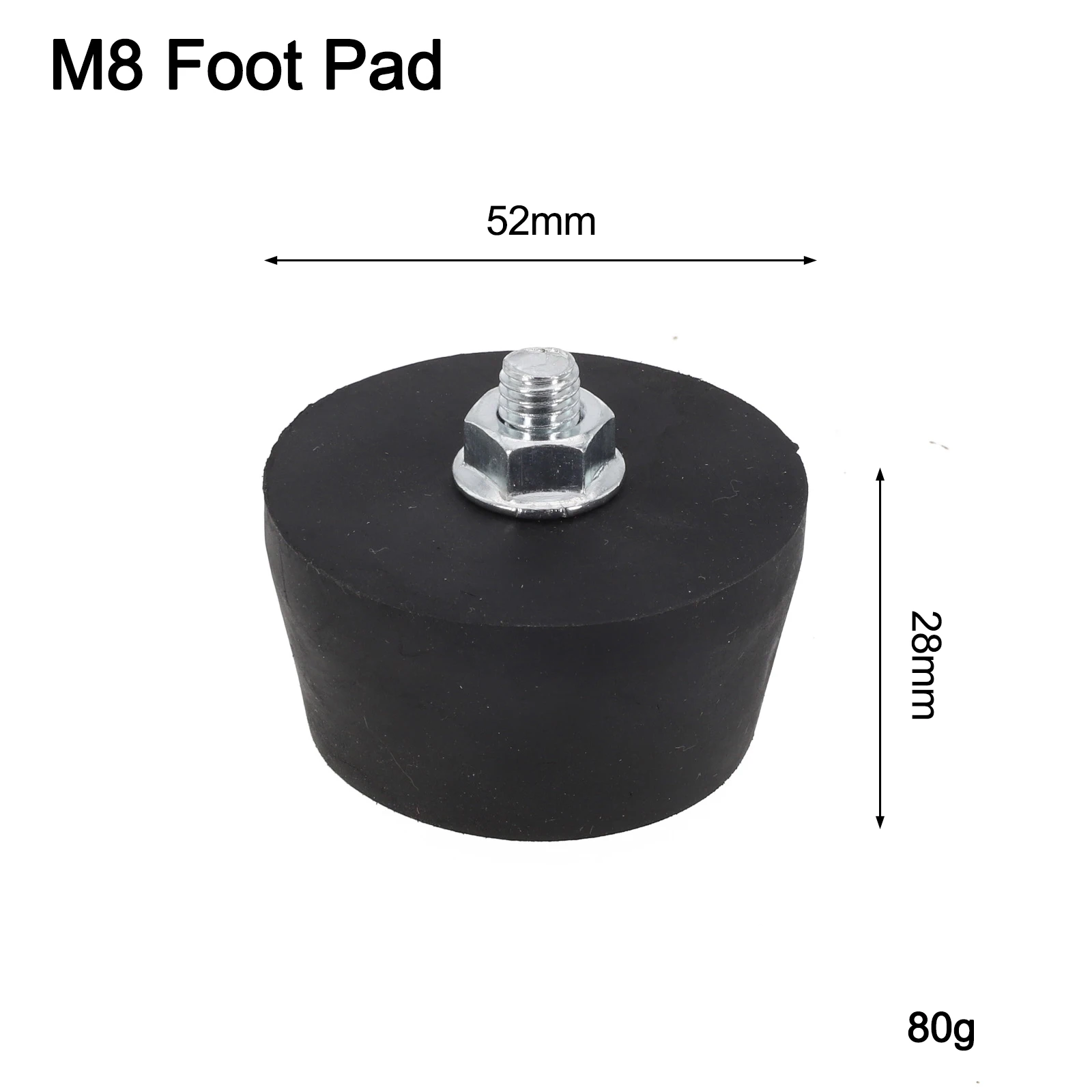 Air Compressor Accessories with Foot Pads and Non Slip Caster Wheels for Enhanced Durability and Noise Absorption