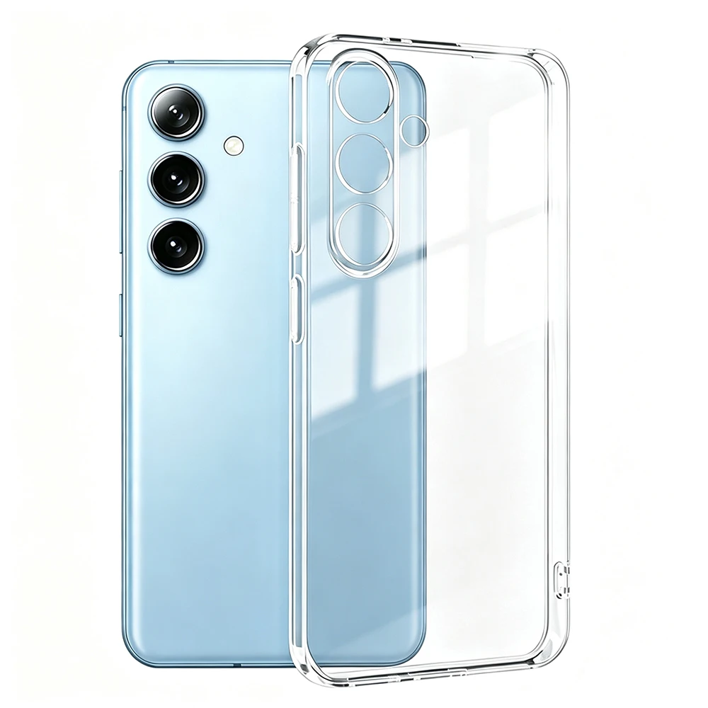 Transparent Clear Soft Case For Samsung Galaxy S26 S25 S24 S23 S21 Fe S22 Ultra Plus Silicone Ultra Thin Camera Cover Tpu Shell