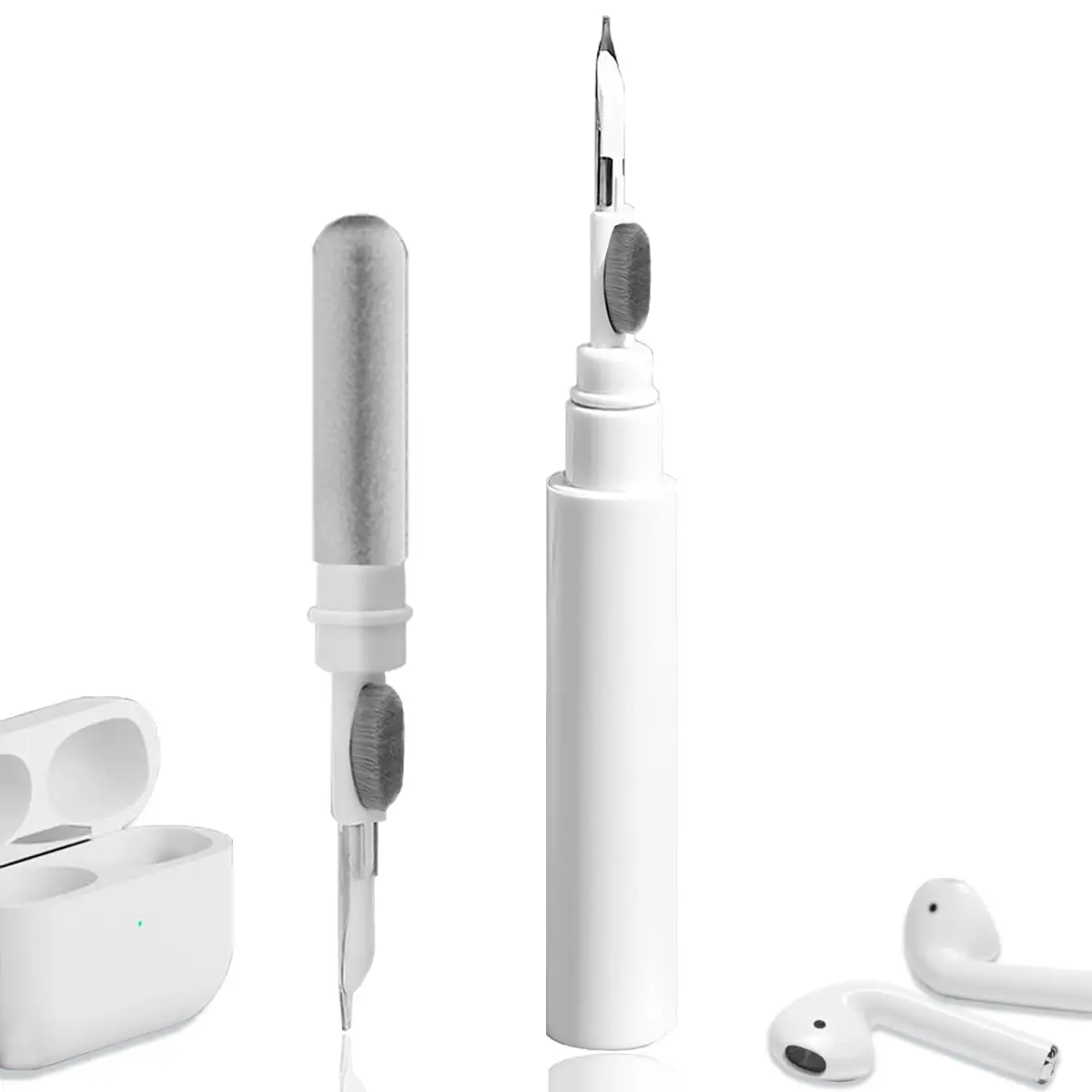 

1 piece black earphone cleaning tool, earphone cleaner, cleaning tool with brush