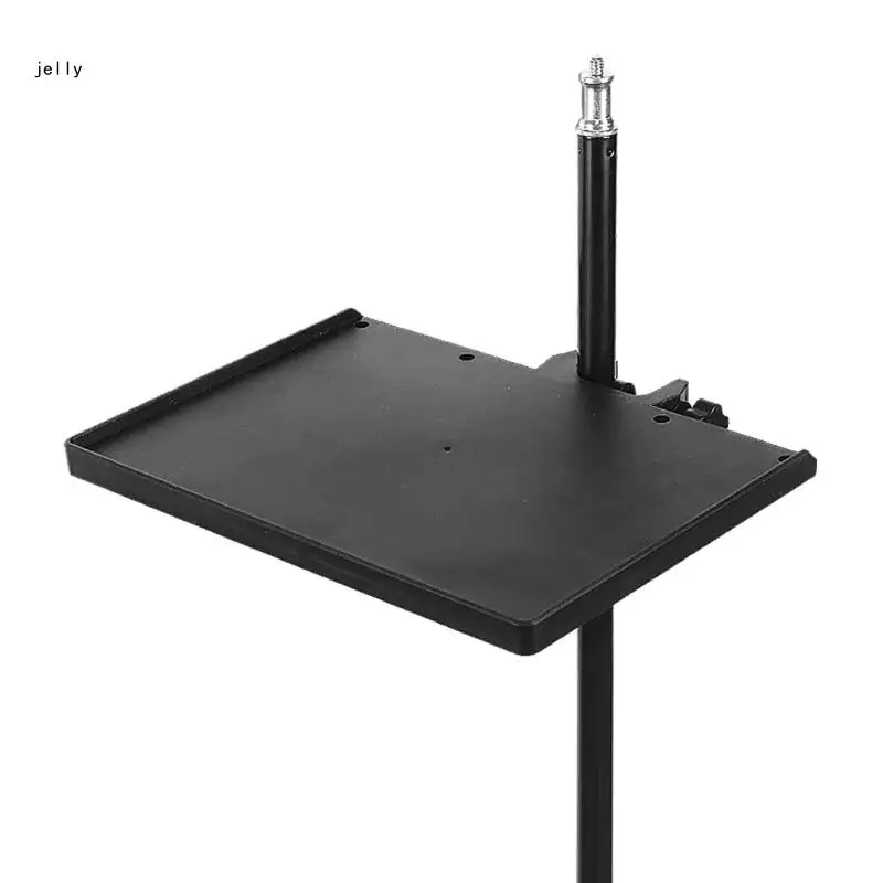 448C Clamp-On Rack Holder Mic Stand Microphone Stand Tray for Most Mic Stand for Stage, Live Streaming, Concert Performances