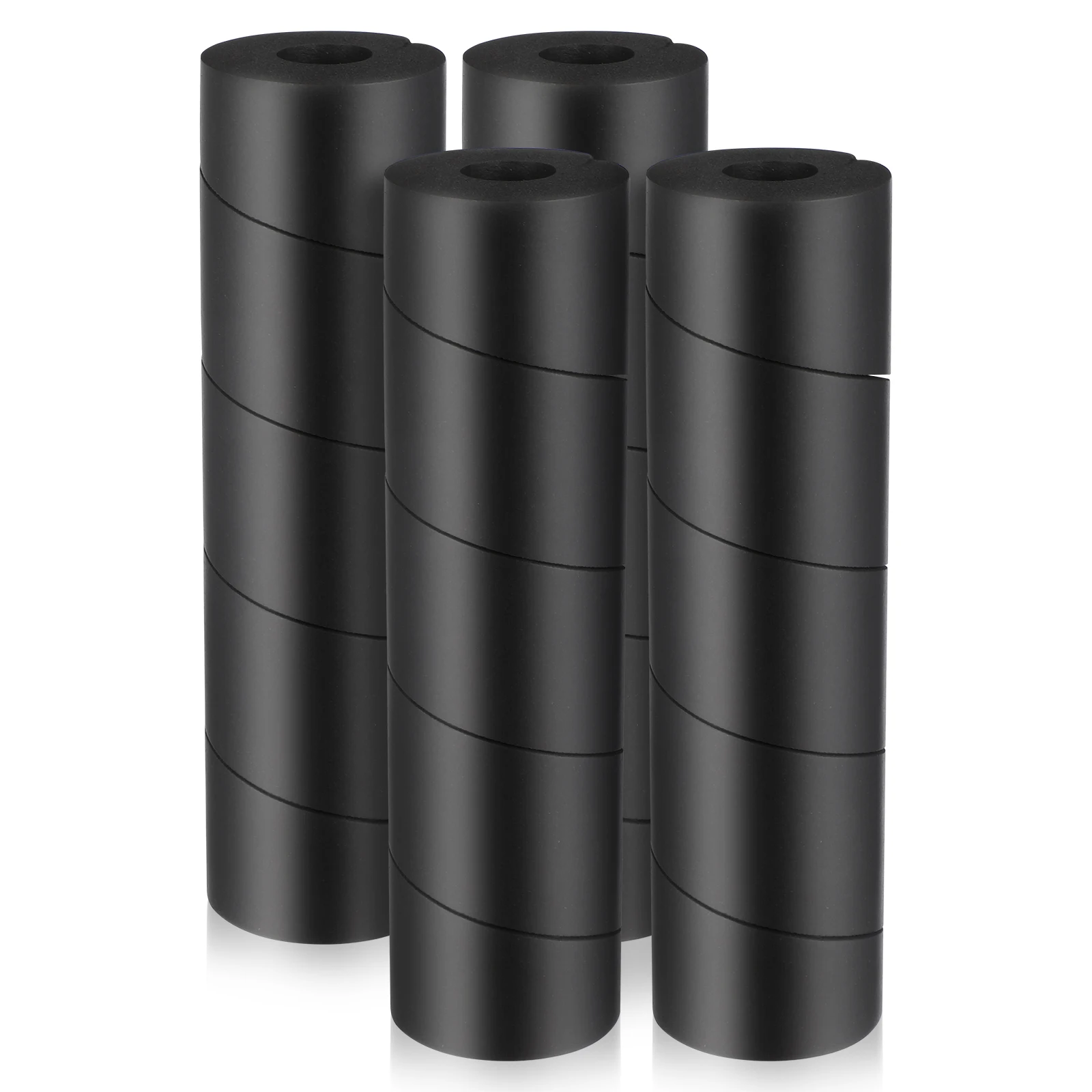 4 pcs Bed Leg Protectors Black Anti Stub Toe Guards niture Leg Attachment For Bed Frame Wraps Adjustable EPDM Rubber