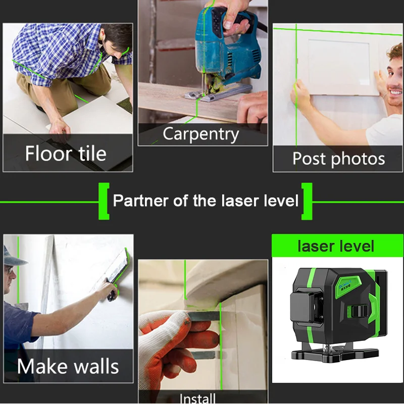 Portable Laser Level Wall Mount Bracket, Fixed Positioning for Handheld and Portable Levelers, No Electricity or Battery Needed,