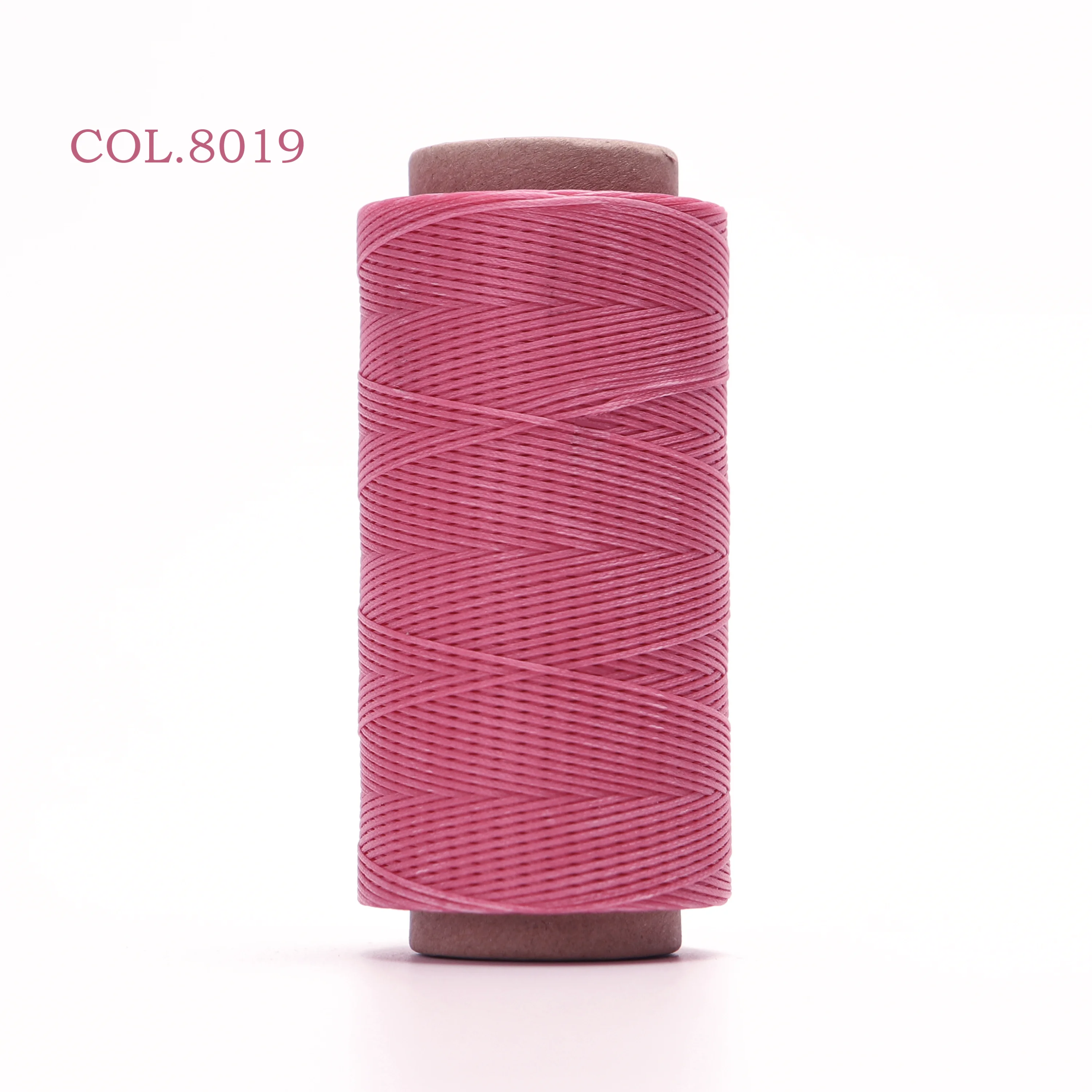 210D 1,0 mm Dicke, 170 Meter lang, flach, geflochtener Polyester-gewachster Faden, DIY-Handwerksschnur, Leder, Nähen, 33 Farben erhältlich
