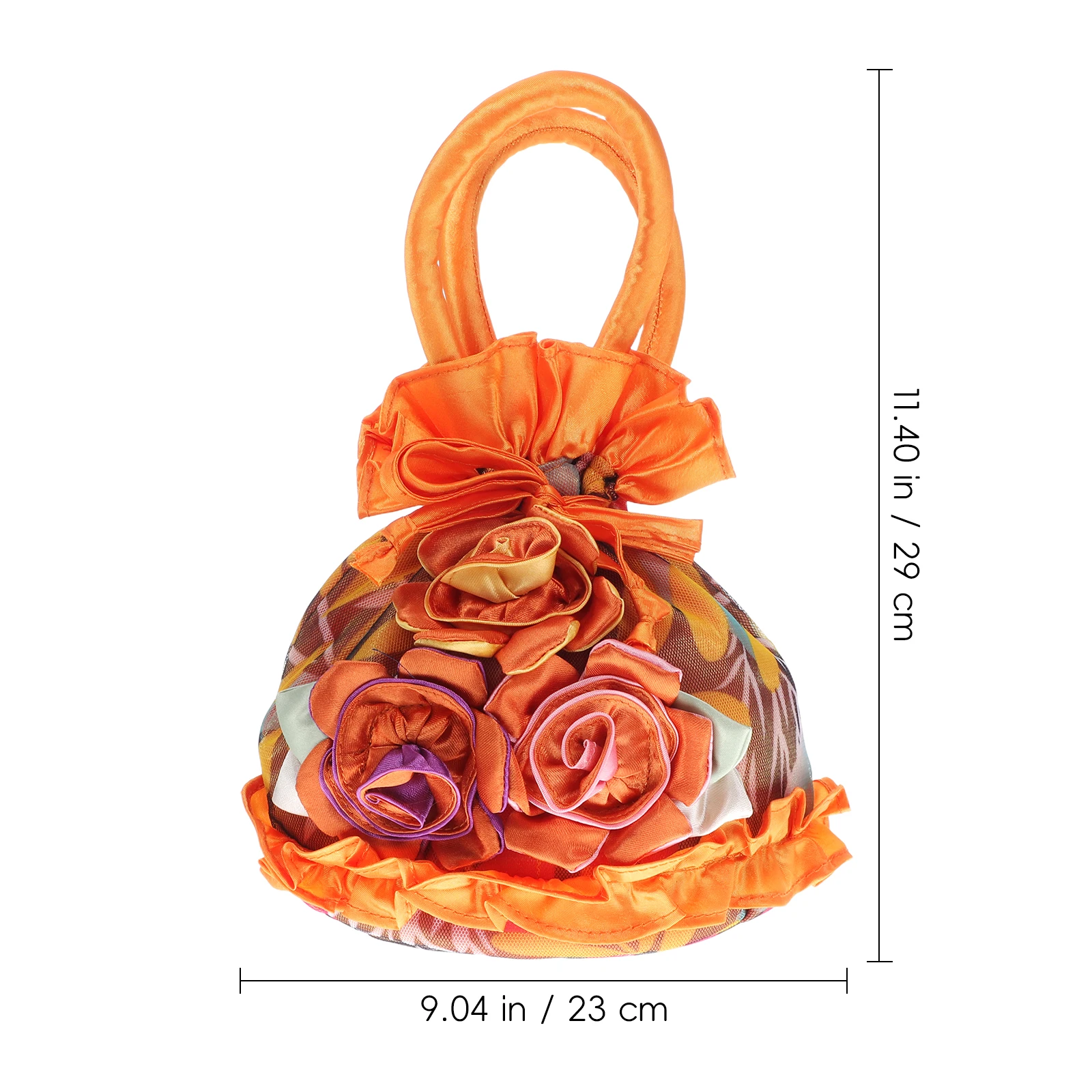 1 borsa da donna in pizzo tessuto di qualità bella forma di fiore portafoglio per telefono piccoli oggetti design unico uso pratico ottimo regalo