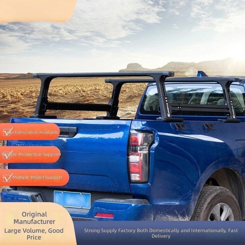 

Heavy-Duty T-Style Roof Rack Crossbar Mount for Pickup Trucks, Steel Construction,Off-Road Cargo Carrier, Vehicle Roof Extension