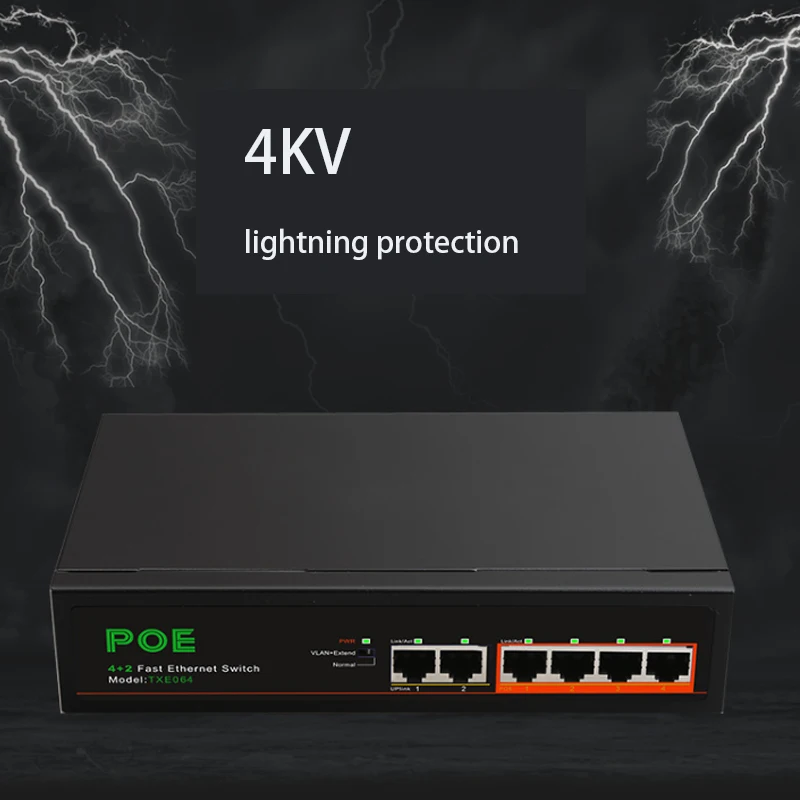 Сетевой Разветвитель RJ45, 100 Мбит/с, RJ45