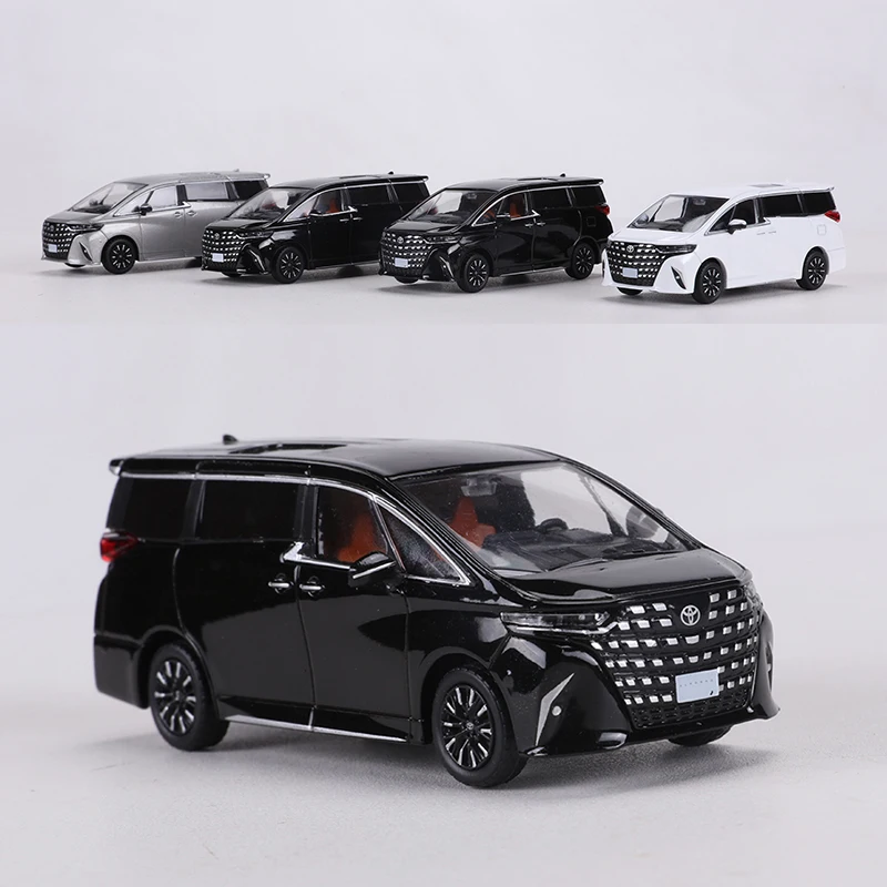 DCT 1/64 Toyota Alphard Samochód Metalowy Model Odlewany Ciśnieniowo Zabawki Prezent na Święta dla Dzieci Chłopców Przyjaciół Kolekcjonerskie Ozdoby