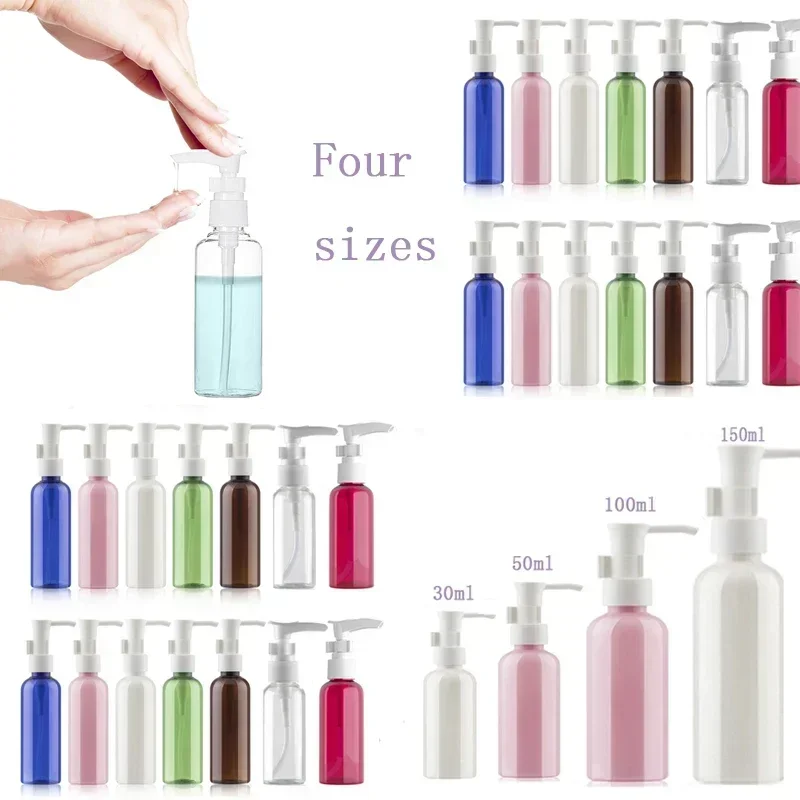 50pcs-30-50-100-150ml-empty-pet-plastic-pump-bottles-w-lotion-pump-refillable-portable-travel-samples-containers-for-shampoo