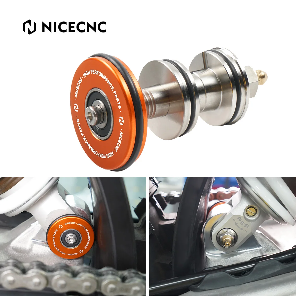 

NiceCNC For KTM EXC300 EXC XCW TPI Six Days 150 250 300 EXCF XCFW 6D 250 350 450 500 2017-2023 Rear Shock PDS Swingarm Protector