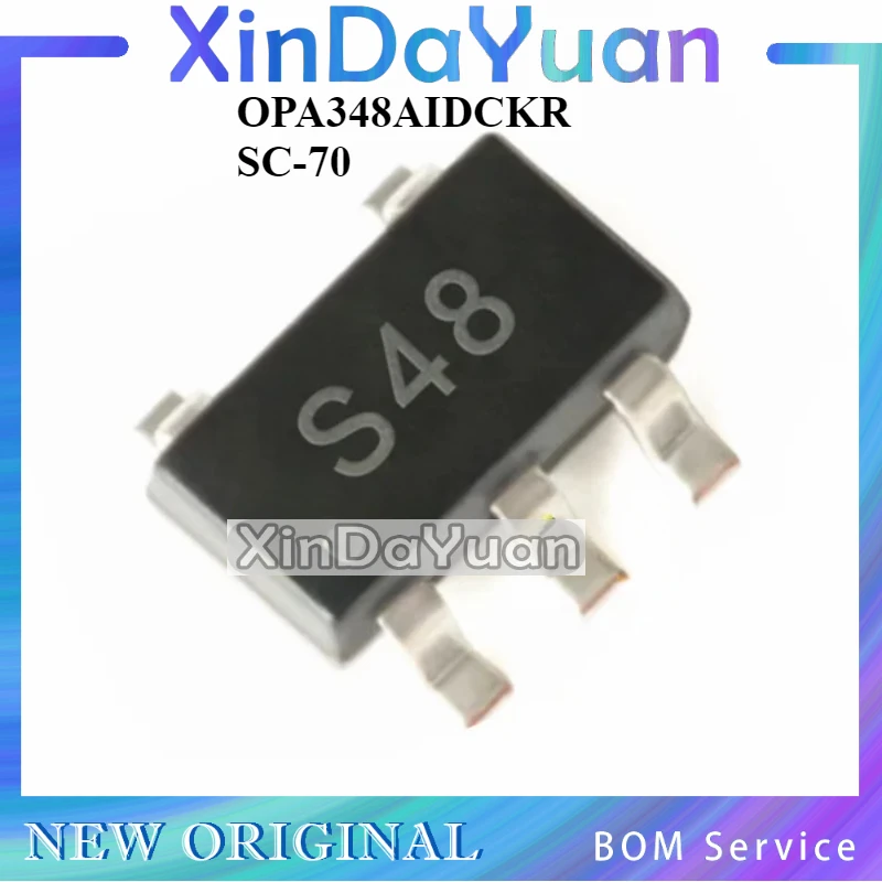 10 pcs OPA348AIDCKR SC-70-5 Single Channel Operational Amplifier Chip