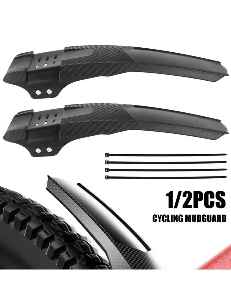 AliExpress 1/2PCS Bike Hard Shell Fender Bicycle Front Rear Tire Wheel Mudguard MTB Bicycle Mud Guard Fender Cycling Part Accessories